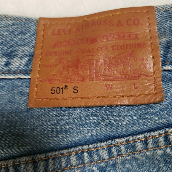 Original Vintage Levi's 501 25x28 distressed - Picture 5 of 7
